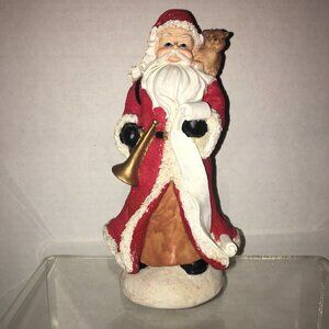 Santa Figurine Resin Christmas Collectible